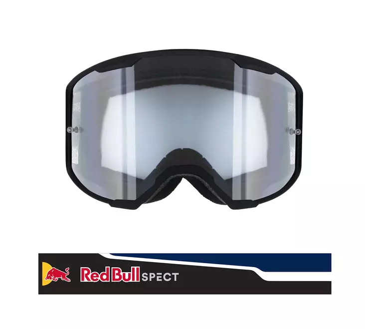 Ajolasit Spect Red Bull Strive MX Goggles Single lens Black/Blue clear - MP AJOLASIT - 674-220108 - 1