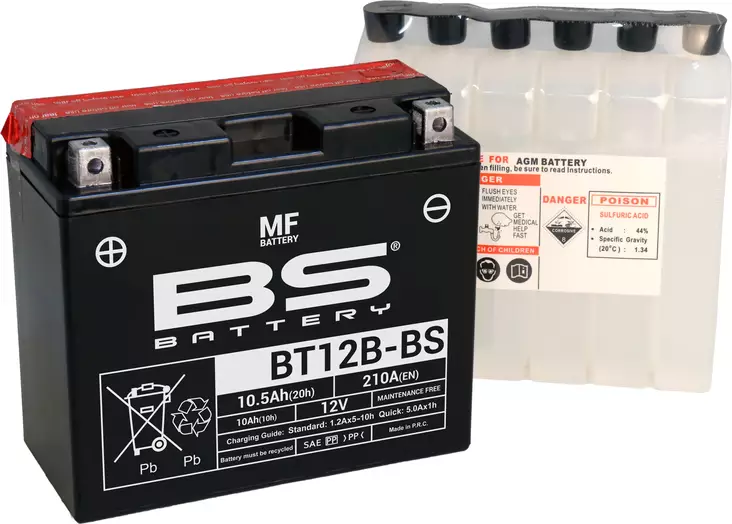 Bs Battery Bt12b-Bs Mf (Cp) Maintenance Free - AKUT - 140-300628 - 1