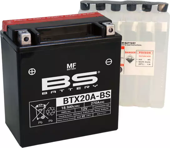 Bs Battery Btx20a-Bs Mf (Cp) Maintenance Free - AKUT - 140-300808 - 1