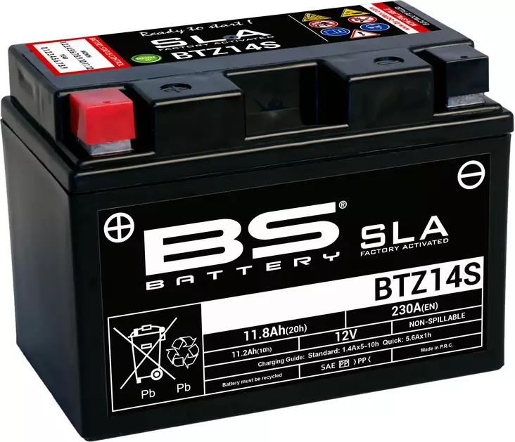 Bs Battery Btz14s (Fa) Sla - Sealed & Activated - AKUT - 140-300638 - 1
