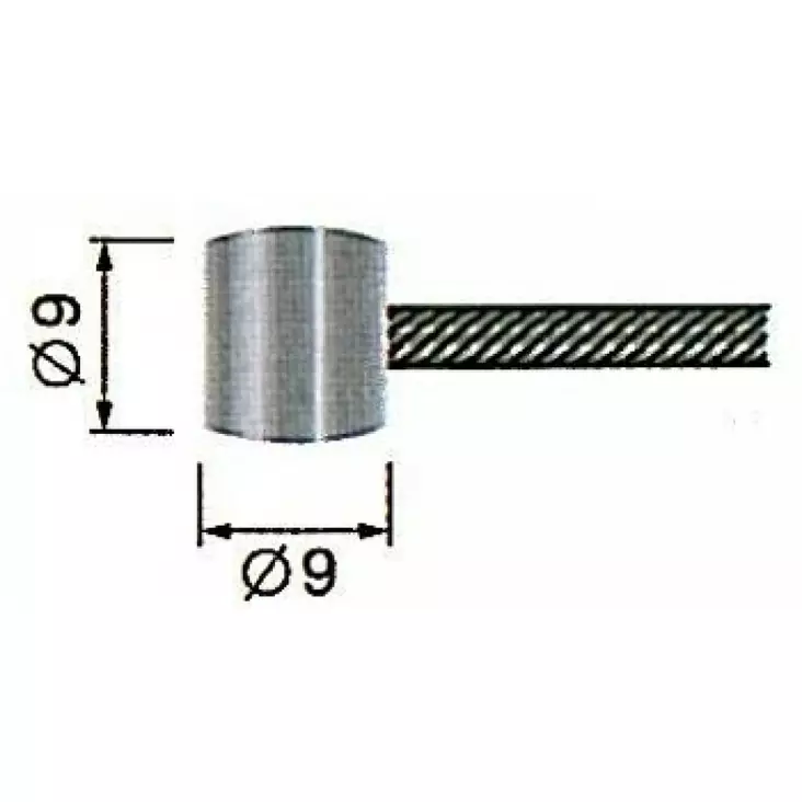 Irtovaijeri Nipalla 2 Mm / 2500 Mm - YLEISMALLI VAIJERIT JA OSAT - 40-048 - 1