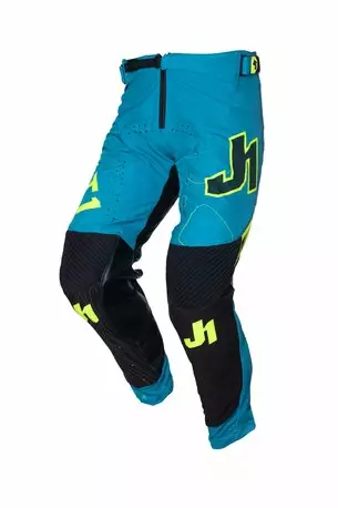 Just1 Ajohousut J-Flex 2.0 Frontier Teal Musta/Keltainen Fluo - CROSSIHOUSUT - 605-230007-28 - 1