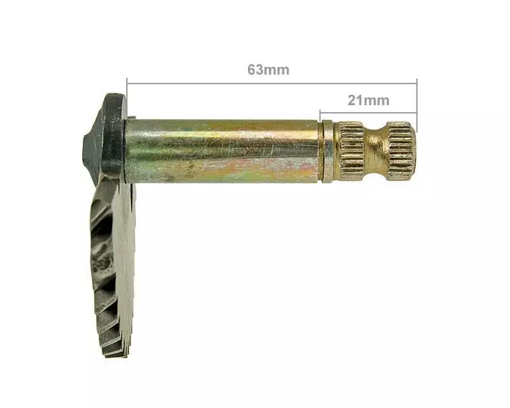 Käynnistyspolkimen Aksila, 63mm/21mm, 139qma/B - MOPON KÄYNNISTIMEN OSAT - 307-0558 - 1