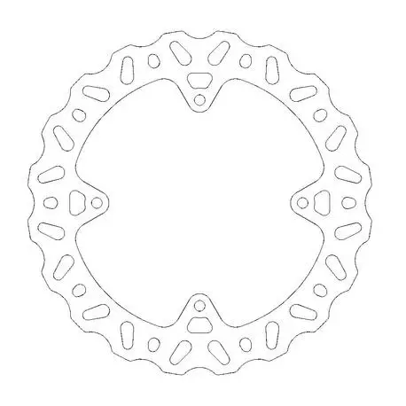 Moto-Master Nitro Jarrulevy Taakse Ktm:: Sx85 - CROSSIN JARRULEVYT - 235-110438 - 1