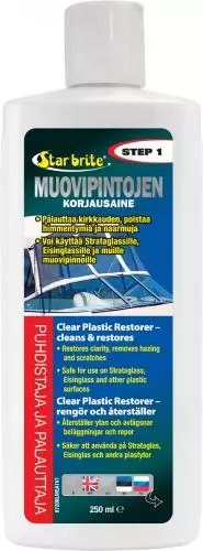 Plastic Scratch Remover Muovipintojen Naarmunpoisto 237ml - VENEEN PUHDISTUS JA VAHAUS - 136-87208 - 1
