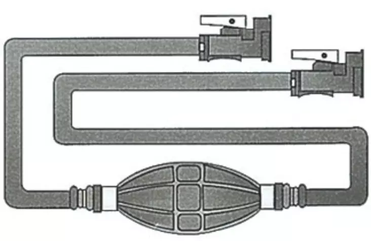 Polttoaineletku+Liitin Yamaha 87 Uud. - POLTTOAINEPUMPUT JA OSAT - M52-731-78 - 1