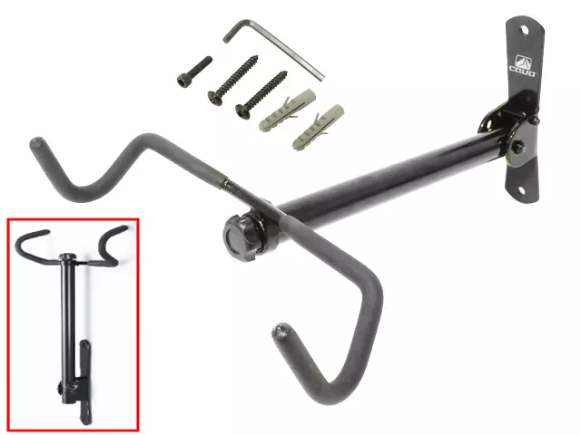 SEINÄKOUKKU CAVO, VAAKA,TAITETTAVA, MUSTA - POLKUPYÖRÄN KULJETUSTELINEET - 2998 - 1