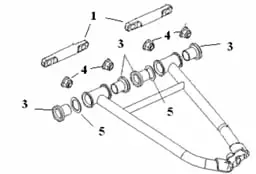 Sno-X A-Varren Puslasarja Polaris - MK PUSLASARJAT - 88-08278 - 1