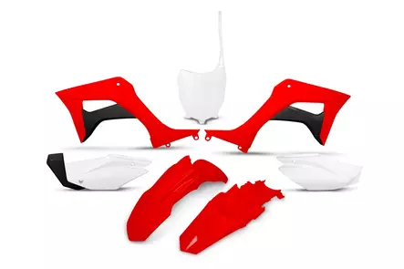 UFO PLASTIC KIT 5 -PARTS OEM 999 CRF110F 2019- - CROSSIN TÄYDELLISET MUOVISARJAT - 650-K124-999 - 1