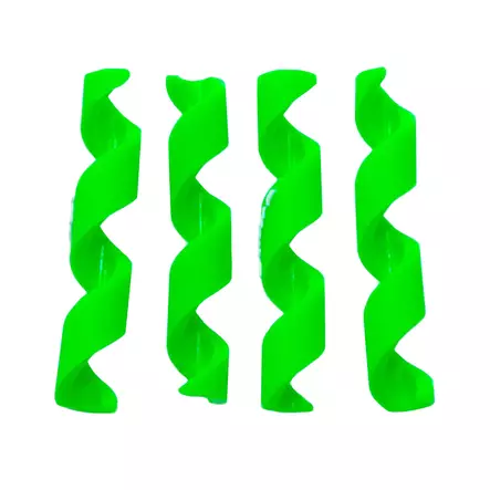 Vaijerinkuoren Suoja Alligator Spiraali, 4-5Mm, 4Kpl/Pkt, Vihreä - POLKUPYÖRÄN VAIJERIT - 63109 - 1