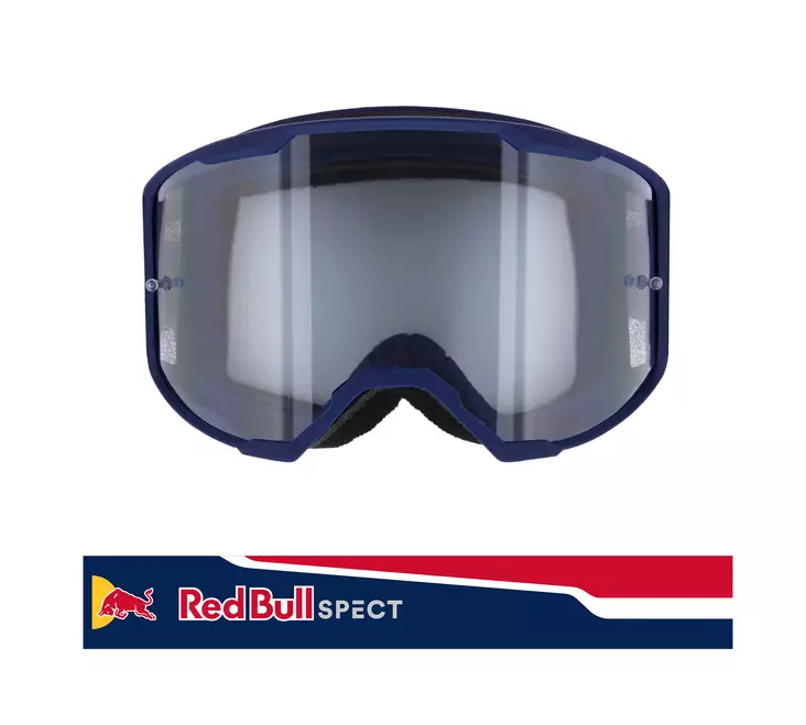 Ajolasit Spect Red Bull Strive MX Goggles Single lens Blue/Red clear - MP AJOLASIT - 674-220109 - 1