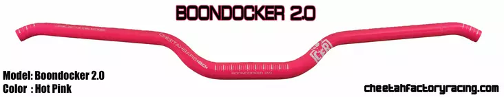 Cfr Boondocker Ohjaustanko 2.0 Hot Pinkki - MK OHJAUSTANGOT - 928-1000-09 - 1