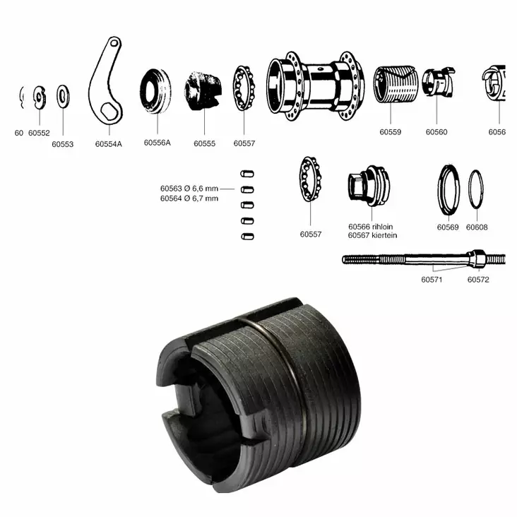 Favorit 1-V, Jarrulieriö, Teräs - TAKANAVAN OSAT - 60559 - 1