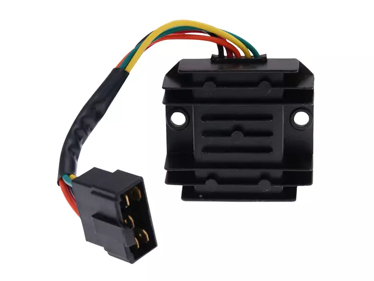 Jännitteensäädin, 2-Rivi 5-Liittimellä, Johto, Kymco - MOPON JÄNNITTEENSÄÄTIMET - 303-0109 - 1