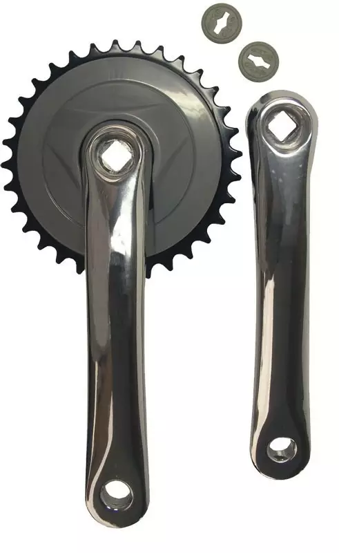 Kampipari Lasco 33/170mm Alu, Nelikantti, Syvyys 0mm - POLKUPYÖRÄN KAMPIPARIT - 60309 - 1