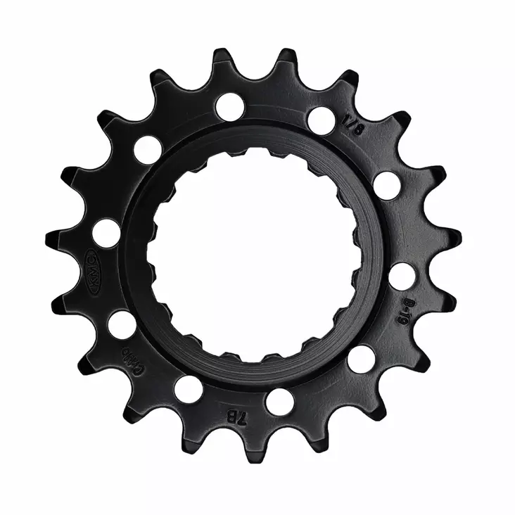 Ketjuratas Kmc, E-Bike Bosch, Etu 19H, Musta, 1/8" - SÄHKÖPYÖRÄN ETU- JA TAKARATTAAT - BSFB5819 - 1