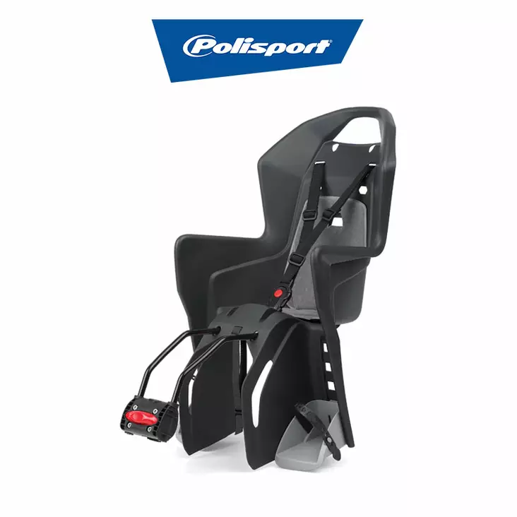 Lastenkuljetusistuin Polisport Koolah Runkokiinnike, Tummanharmaa/Hopea - LASTENKULJETUSISTUIMET - 8631400009 - 1