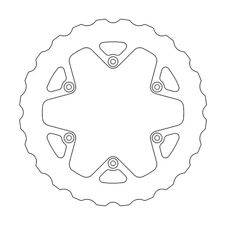 Moto-Master Nitro Mud Jarrulevy Taakse Yamaha:: Yzf450 2018-> - CROSSIN JARRULEVYT - 235-110729 - 1