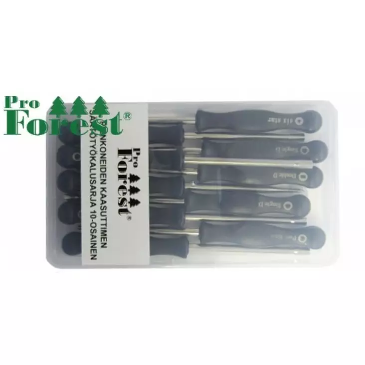 Pienkoneiden Kaasuttimen Säätötyökalusarja (10-Osainen) - TYÖKALUT - 86-199 - 1