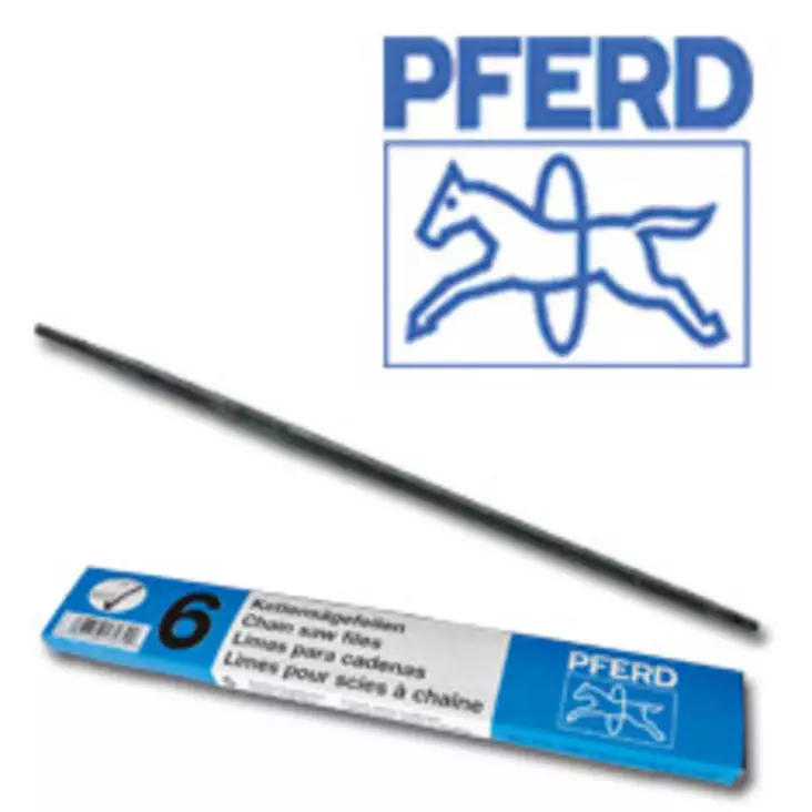 Rotary pferd pyöröviila / pyöreä viila, ø 4,0mm, 6 kpl paketissa - TYÖKALUT - 447-1559 - 1