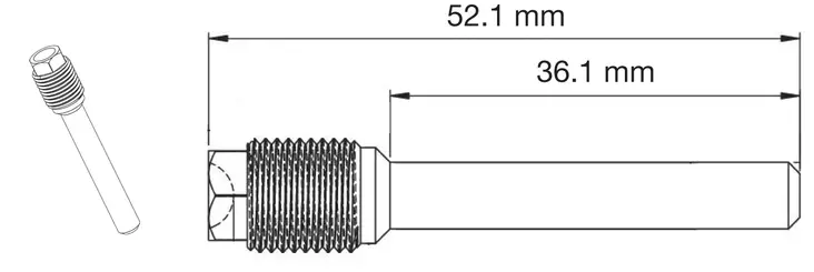 Sbs Sokkatappi Etujarrusatulaan Ka/Su - MÖNKIJÄN OSAT - 23-4509 - 1