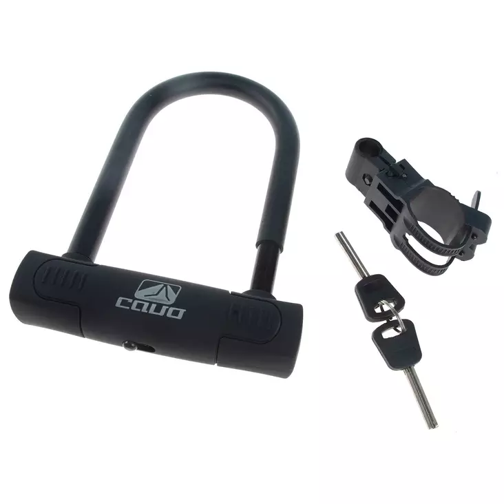 U-lukko cavo mini, 148x200 mm, musta - POLKUPYÖRÄN LUKOT JA OSAT - 45-109 - 1