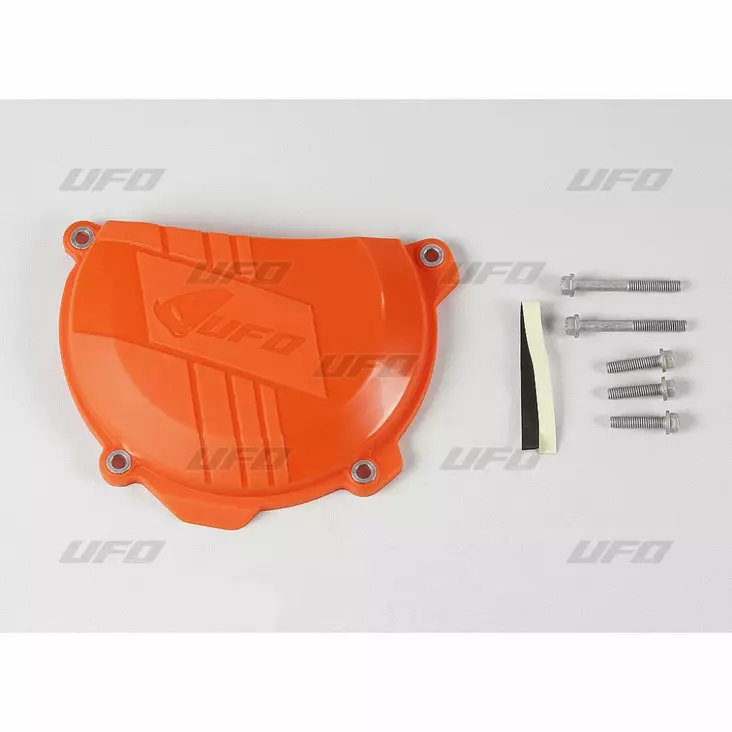 Ufo Clutch Cover Sx-F250 13-15,Sx-F350 11-15,Exc250 13-15,Exc-F350 12-15 Orang - CROSSIN KYTKINKOPAN SUOJAT - 650-2409 - 1