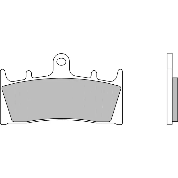 Brembo Jarrupalat Eteen Sintered Road - MÖNKIJÄN OSAT - 231-SU19SA - 0