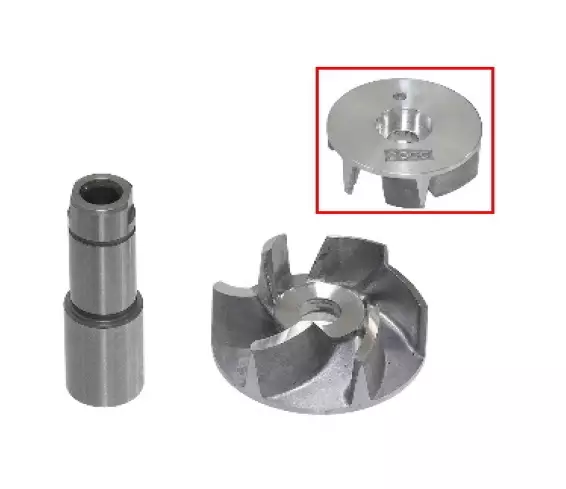 BRONCO VESIPUMPUN AKSELI JA SIIPIPYÖRÄ - MÖNKIJÄN Jäähdytysosat - 78-10072A - 1