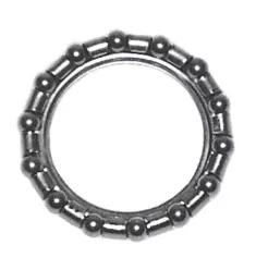 Ohjainlaakerin Kuulakehä (60750) - POLKUPYÖRÄN OHJAINLAAKERIT JA OSAT - 60751A - 1