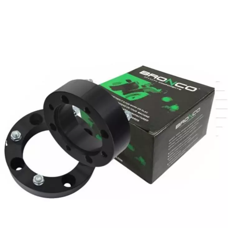 BRONCO LEVIKEPALAT UTV 1,5" 4/156 12MM X 1.25 PARI MUSTA - MÖNKIJÄN LEVIKEPALAT - 74-06657-2B - 1