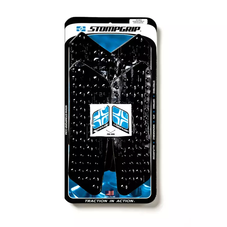 Stompgrip Snowmobile Tunnel Grip - Super Volcano :: Black - MK SATULAN PÄÄLLISET - 296-2012-0001B - 1