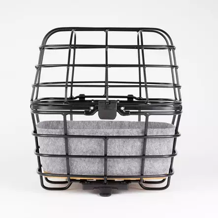 Korin kansi, atran duo large etukoriin, sisältää harmaan pehmusteen - POLKUPYÖRÄN TAVARAKORIT - 1757-71L-C - 2