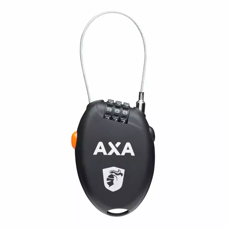 Kaapelilukko Axa Roll, 75Cm, Numeroyhdistelmällä - POLKUPYÖRÄN LUKOT JA OSAT - 59850095SC - 1