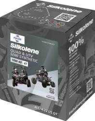 Silkolene Quad Atv 10W-40 4L Cube (4X4L) - ATV ÖLJYT - 551-136-004C - 1