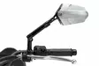 Puig Rear Mirror Mod. Explorer Homolog. Left C/Black-Al - MP PEILIT - 33-014ND - 1