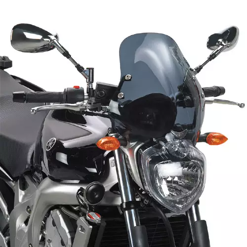 Givi Tummennettu, savunvärinen tuulilasi, 35 x 36cm, Yamaha FZ6N/ FZ6S Fazer (2004-2011) - MÖNKIJÄN OSAT - 323-140D - 1