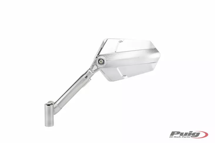 Puig Rear Mirror Mod. Explorer Homolog. Left C/Alu-Alu - MP PEILIT - 33-014DD - 1