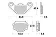 Sbs Jarrupalat Ceramic - MÖNKIJÄN OSAT - 23-586HF - 1
