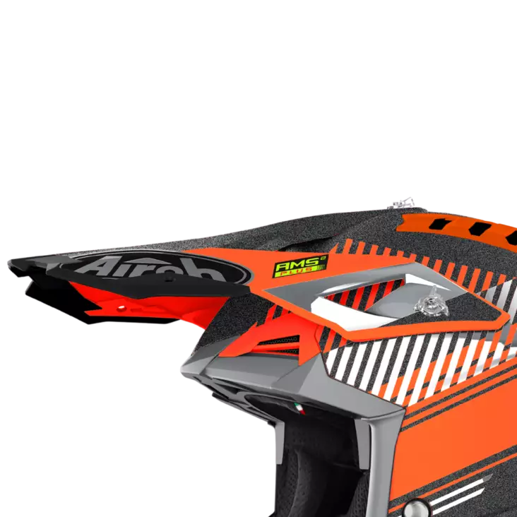 Airoh Aviator 3 Lippa Wave Oranssi Kromi - KYPÄRÄN VARAOSAT - 57-9-AV3W32F - 1