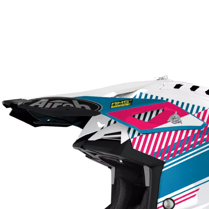 Airoh Aviator 3 Lippa Wave Pinkki Kromi - KYPÄRÄN VARAOSAT - 57-9-AV3W54F - 1