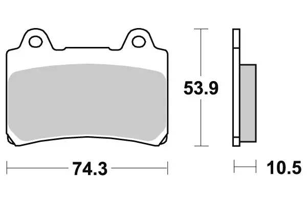 Sbs J-Palat Ceramic - MÖNKIJÄN OSAT - 23-590HF - 1