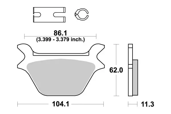 Sbs Jarrupalat Ceramic - MÖNKIJÄN OSAT - 23-669HF - 1
