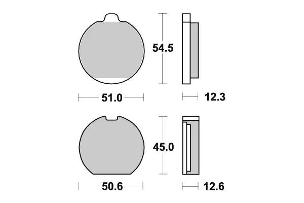 Sbs Jarrupalat Ceramic Taakse - MÖNKIJÄN OSAT - 23-514LF - 1
