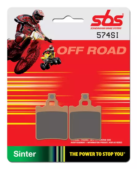 Sbs Jarrupalat Sintered Offroad - MÖNKIJÄN OSAT - 23-574SI - 1