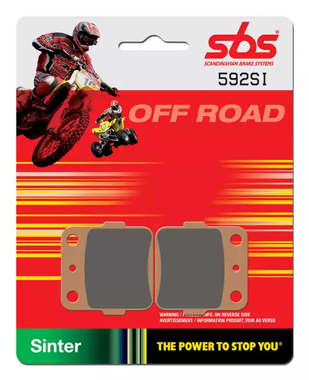 Sbs Jarrupalat Sintered Offroad - MÖNKIJÄN JARRUPALAT - 23-592SI - 1