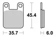 * Sbs Jarrupalat Sintered Offroad - CROSSIN JARRUPALAT - 23-559SI - 1