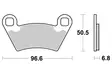 * Sbs Jarrupalat Sintered Offroad - CROSSIN JARRUPALAT - 23-800SI - 1