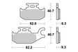 Sbs Jarrupalat Sintered Offroad - MÖNKIJÄN JARRUPALAT - 23-835SI - 4