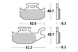 Sbs Jarrupalat Sintered Offroad - MÖNKIJÄN JARRUPALAT - 23-835SI - 2